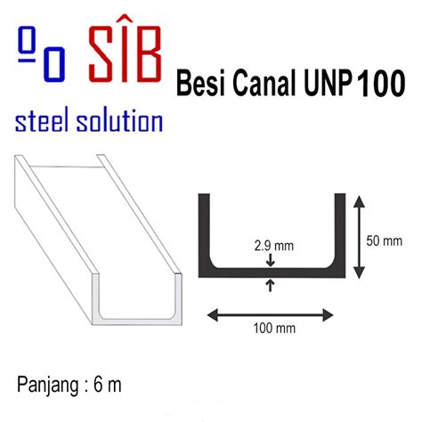 Ukuran Besi Unp 100