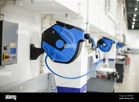 compressor unit at a service station Stock Photo - Alamy