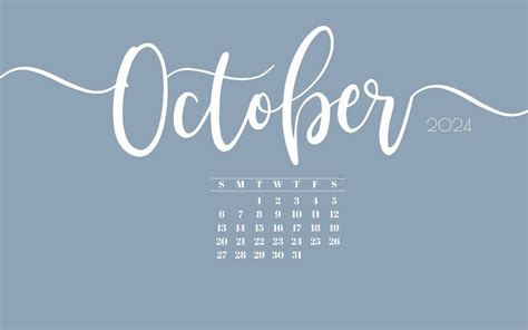 October Desktop Wallpaper - 21 Cute & Free October 2024 Calendar Backgrounds