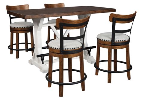 VALEBECK 5 PIECE COUNTER DINING SET Ivan Smith Furniture