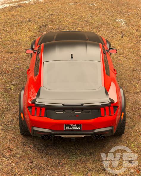 2024 Ford Mustang Raptor R Design Study Is an Off-Road Take on the ...