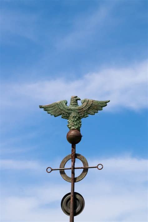 Roman Eagle Symbol Against the Blue Sky. Stock Photo - Image of ...