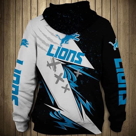 Detroit Lions Hoodies Thunder graphic gift for men -Jack sport shop