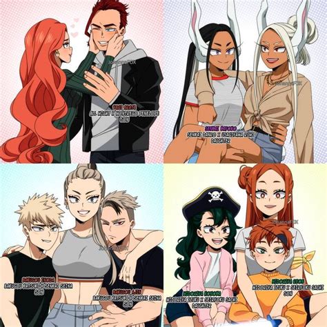 [BNHA OC] HERO MOMS by JohannaFOX on DeviantArt | Personagens de anime ...