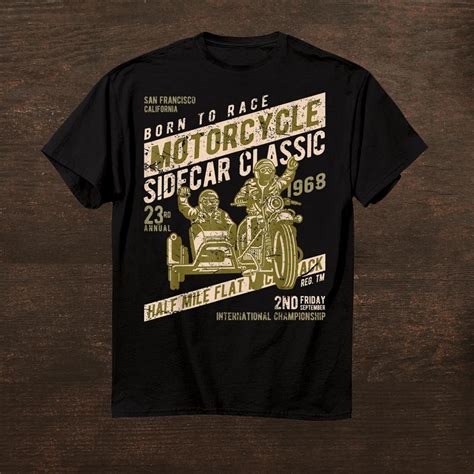 Motorcycle Shirt Sidecar Motorcycle Racing 1968 Vintage Shirt – Fantasywears