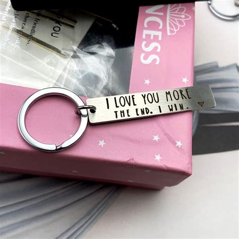 I Love You More Keychain – Yukon Design Studio