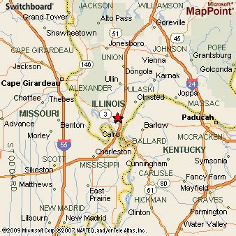 Mounds, Illinois Area Map & More