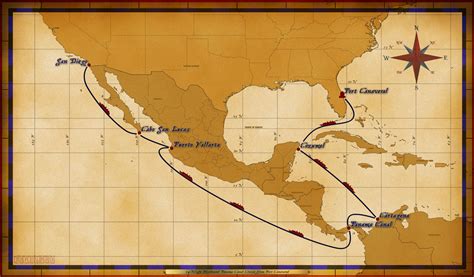 Panama Canal Cruise Route Map - Share Map