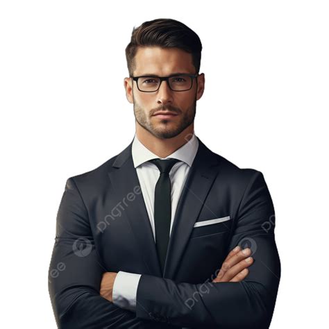 Handsome Businessman In Suit Transparent Background, Businessman, Handsome, Transparent PNG ...