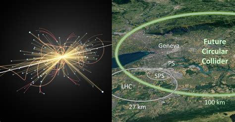 Hadron Collider Location Map