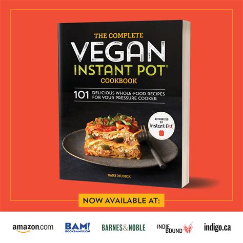 GIVEAWAY: The Complete Vegan Instant Pot Cookbook