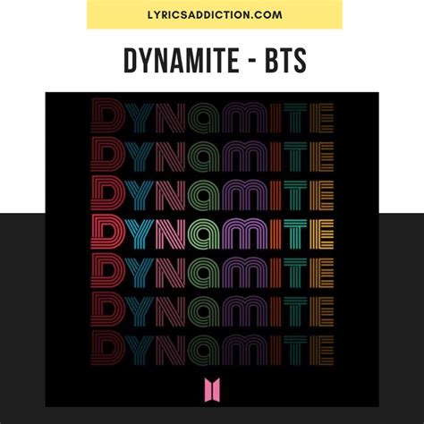 BTS - DYNAMITE LYRICS IN ENGLISH