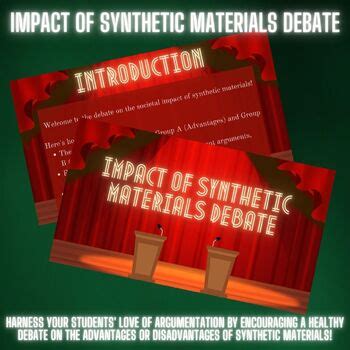 Impact of Synthetic Materials Debate by Science Explorin with Mar and Lauren