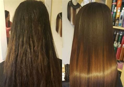 Keratin Hair Straightening Treatment