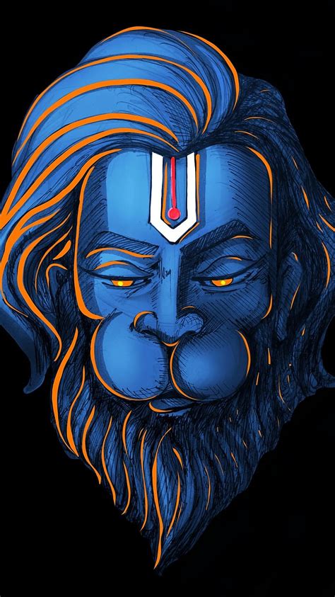 1920x1080px, 1080P free download | Lord Hanuman, face, lord, god, HD ...