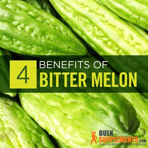 Bitter Melon Benefits, Side Effects and Dosage | BulkSupplements.com | Bitter melon benefits ...