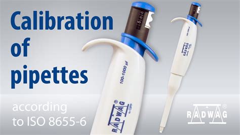 Calibration of pipettes - YouTube