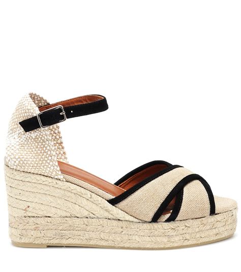 Castañer - Brity Canvas Wedge Espadrilles | ABOUT ICONS