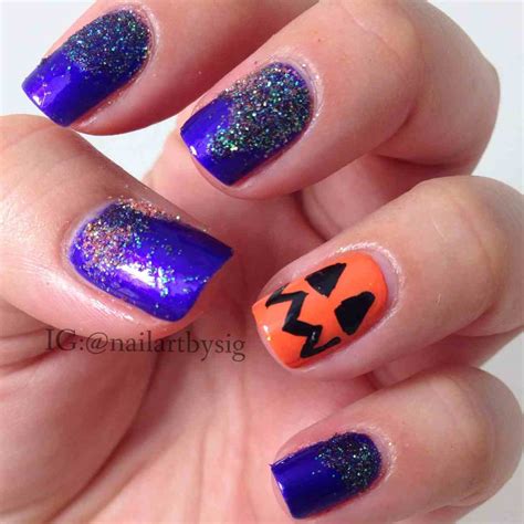 Mani Monday: Halloween Glitter Nails | Salon Fanatic