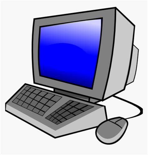 Computer Clipart Transparent Free - Transparent Background Computer ...