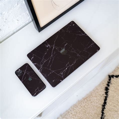 Black Marble iPhone 7 Plus Skin + Case - Uniqfind