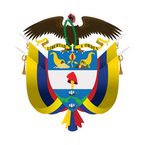 Escudo de Colombia - Coat of arms of Colombia - Colombia - T-Shirt | TeePublic