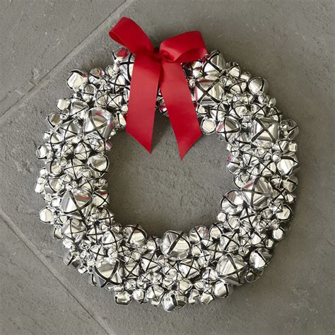 Silver Jingle Bells Wreath | The Green Head