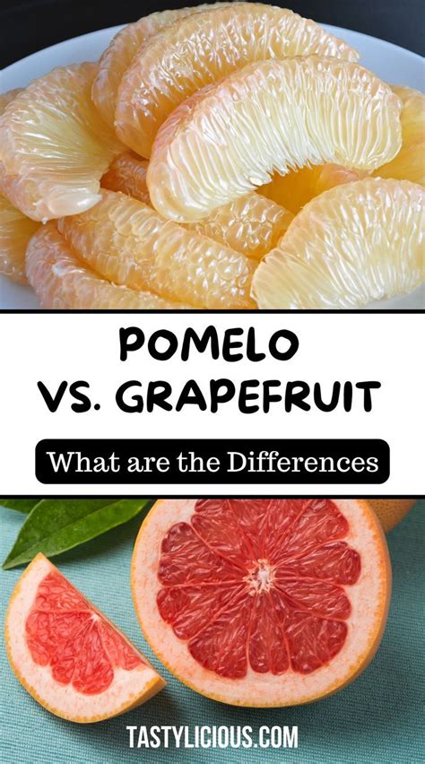 Pomelo vs. Grapefruit: How To Distinguish Between These Two | Tastylicious! | Grapefruit juice ...