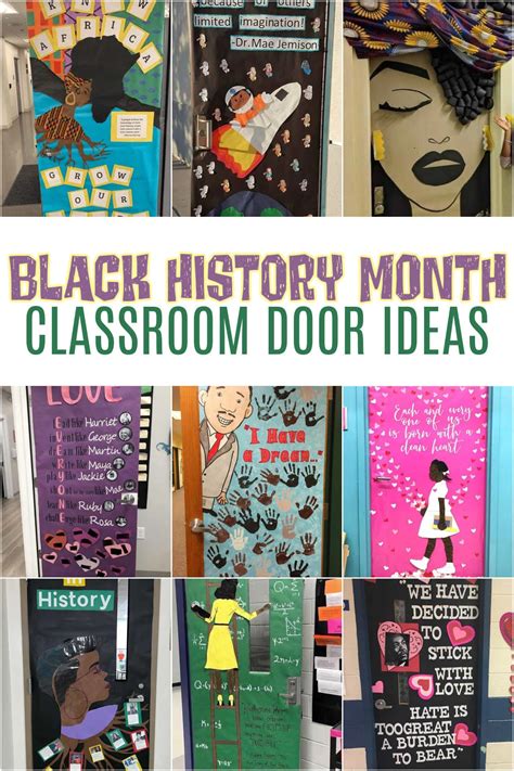 Classroom Door Ideas for Black History Month