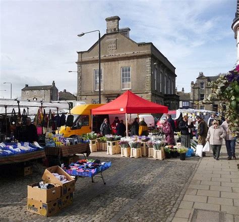 Leyburn's current day market, with our store looming in the background. | North yorkshire ...