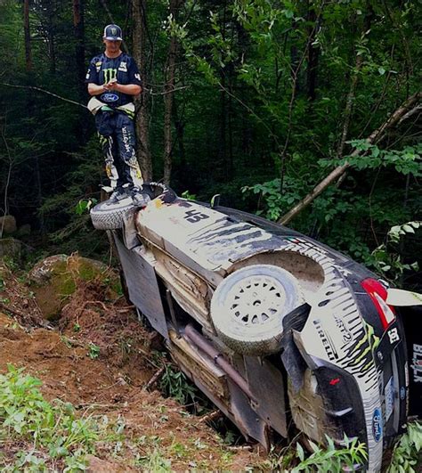 Crash de Ken Block avec sa Ford Fiesta WRC au New England Forest Rally | Blog-Note