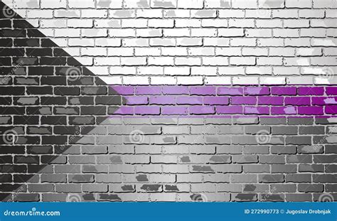 Demisexual Pride Flag on Brick Wall Stock Vector - Illustration of flag, protest: 272990773