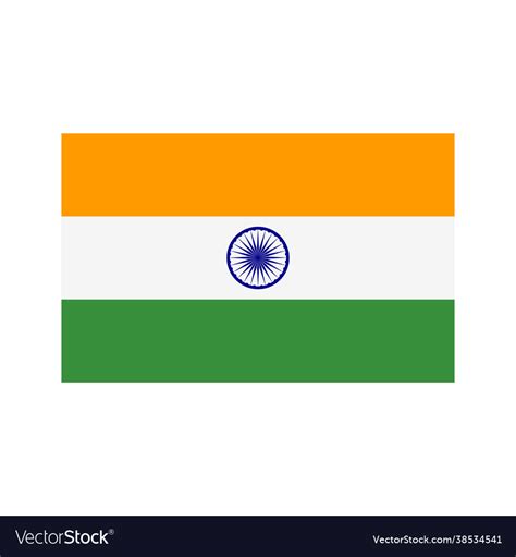 Abstract india flag sign Royalty Free Vector Image