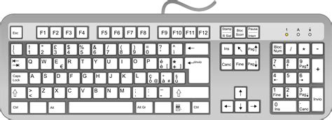 Keyboard PNG transparent image download, size: 2400x866px