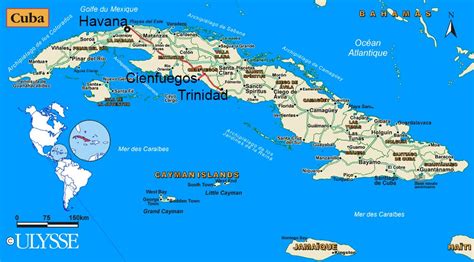 Map of Cuba