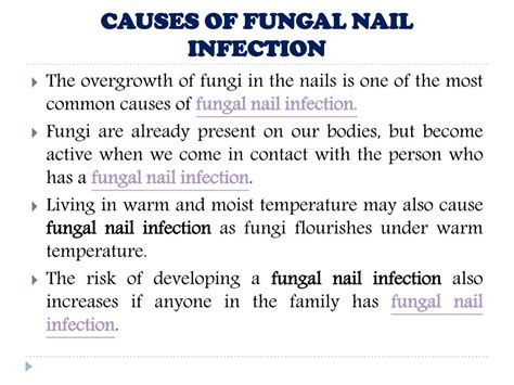 PPT - Fungal Nail Infection: causes, symptoms, diagnosis and treatment ...