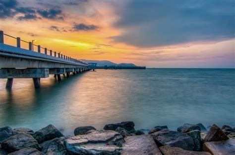 1920x1080 resolution | bridge and body of water during golden hour HD ...