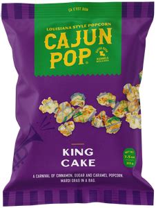 Cajun Pop Popcorn- King Cake – NolaCajun