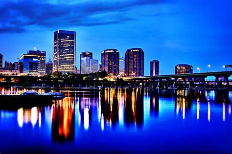 Richmond skyline | Richmond, Va City Skyline at The Blue Hou… | Tom Finzel | Flickr