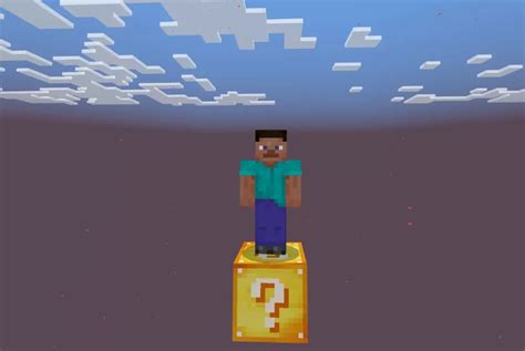 Lucky OneBlock Map Maps Minecraft Bedrock