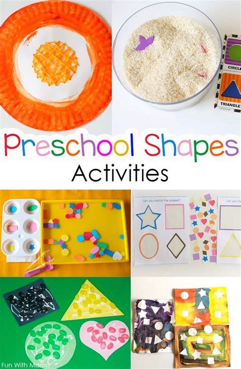 Colors and Shapes Activities For Preschoolers | Shapes preschool, Shape activities preschool ...