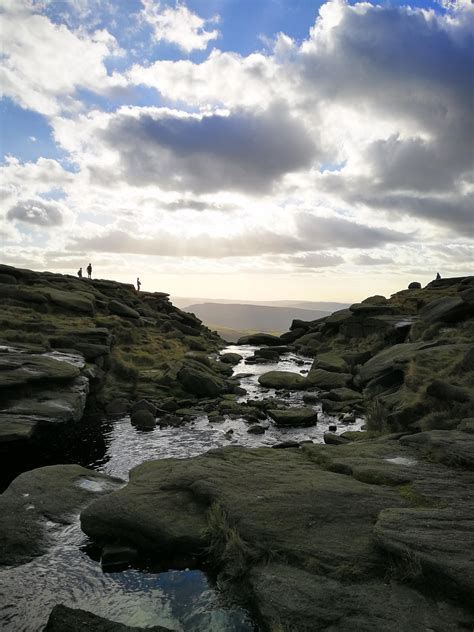 Waterfall at William Clough Kinder Scout in the Peak District UK | Peak district, Waterfall, Outdoor