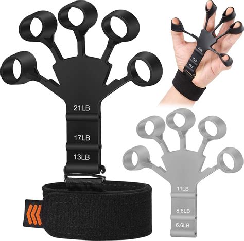 Amazon.com: Hand Grip Strengthener - Adjustable Finger Exerciser and ...