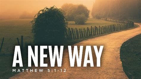 Church Preaching Slide: A New Way - SermonCentral.com