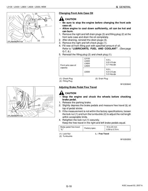 Kubota l3130 tractor service repair manual