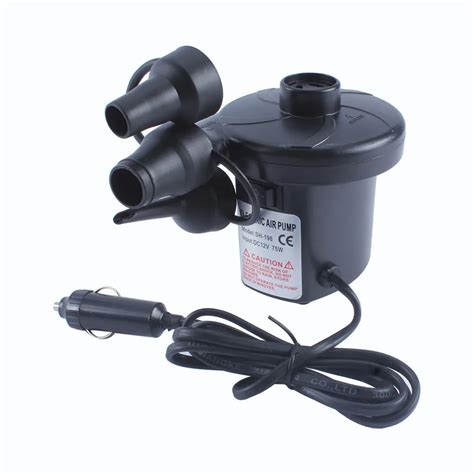 3pcs/lot 380L/min for Mattress inflatable Boat DC 12V 3800Pa Electric Air Inflatable Pump For ...