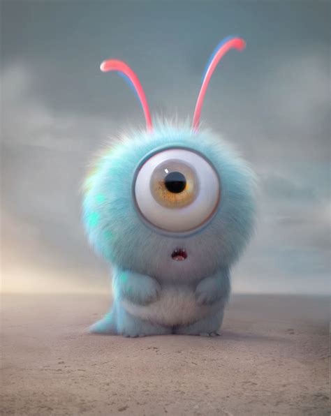 "Minion" by Deema Egorov | Cute monsters, Cute monsters drawings, Cute ...