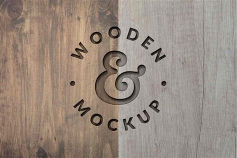 35+ Wood Logo Mockup PSD Templates – Creatisimo