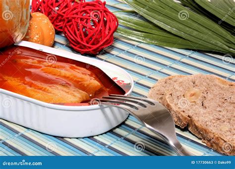 Canned Herring Fillets Stock Photos - Image: 17730663