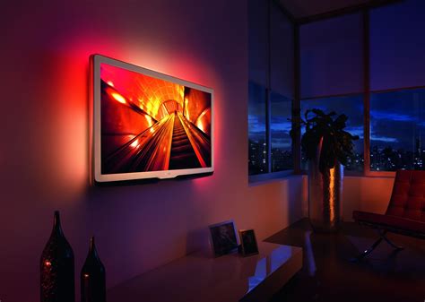 LED strip lights behind TV Bias Lighting, Tv Lighting, Led Strip ...